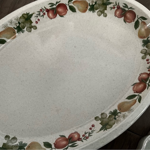 2 Pc Set Vintage Stoneware Wedgwood Quince Oven-to-Table - Picture 2 of 9